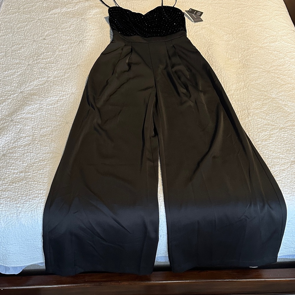 NWT Liv Foster Velvet Jumpsuit - Picture 7 of 9